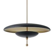 Thesis Sinclair 20" Wide 5CCT LED Convertible Pendant Champagne Gold