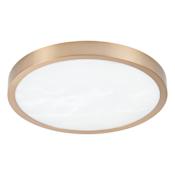 Thesis Argyle 16" Wide 5CCT LED Flush Mount Ceiling Fixture Champagne Gold