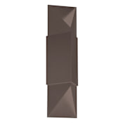 Thesis Brera 2 Light 20" Tall Outdoor Wall Sconce Matte Black