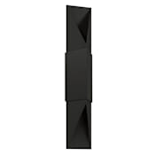 Thesis Brera 2 Light 30" Tall Outdoor Wall Sconce Matte Black