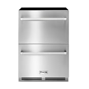 Thor Kitchen 24 Inch Wide 5.4 Cu. Ft. Refrigerator Drawers Stainless Steel