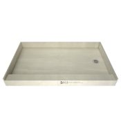 Tile Redi Redi Base 30" x 48" Rectangular Shower Base with Single Threshold and Right Drain Polished Chrome