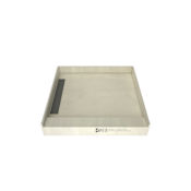 Tile Redi WonderFall Trench 36" x 36" Square Shower Base with Single Threshold and Left Drain Tileable