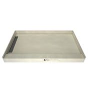 Tile Redi WonderFall Trench 48" x 60" Rectangular Shower Base with Single Threshold and Left Drain Tileable