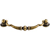 Top Knobs Oxford 3-3/4 Inch Center to Center Drop Cabinet Pull from the Britannia Collection German Bronze
