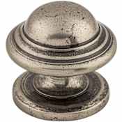 Top Knobs Empress 1-3/8 Inch Mushroom Cabinet Knob from the Britannia Collection Pewter Antique