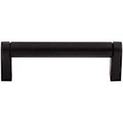 Top Knobs Pennington 3-3/4 Inch Center to Center Handle Cabinet Pull from the Bar Pulls Collection Flat Black