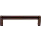 Top Knobs Pennington 5-1/16 Inch Center to Center Handle Cabinet Pull from the Bar Pulls Collection Oil Rubbed Bronze