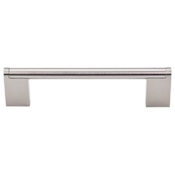 Top Knobs Princetonian 5 Inch (128 mm) Center to Center Handle Cabinet Pull from the Bar Pulls Series - 10 Pack Brushed Satin Nickel