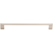 Top Knobs Princetonian 18-7/8 Inch Center to Center Handle Cabinet Pull from the Bar Pulls Collection Brushed Satin Nickel