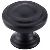 Top Knobs Dome 1-1/8 Inch Mushroom Cabinet Knob from the Nouveau III Collection Flat Black