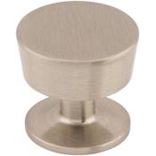 Top Knobs Essex 1-3/16 Inch Mushroom Cabinet Knob from the Nouveau III Collection Brushed Satin Nickel