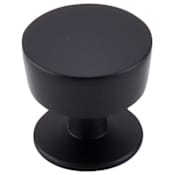 Top Knobs Essex 1-3/16 Inch Mushroom Cabinet Knob from the Nouveau III Collection Flat Black