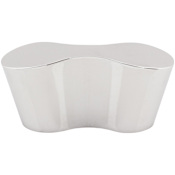 Top Knobs Infinity 2-1/8 Inch Designer Cabinet Knob from the Nouveau II Collection Polished Chrome