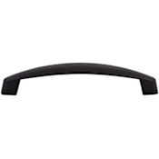 Top Knobs Boro 5-1/16 Inch Center to Center Handle Cabinet Pull from the Nouveau III Collection Flat Black