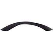 Top Knobs Twist 5-1/16 Inch Center to Center Arch Cabinet Pull from the Nouveau III Collection Flat Black
