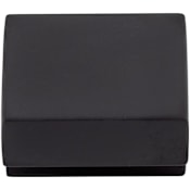 Top Knobs Square 5/8 Inch Center to Center Finger Cabinet Pull from the Nouveau III Collection Flat Black