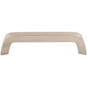Top Knobs Tapered 5-1/16 Inch Center to Center Handle Cabinet Pull from the Nouveau III Collection Brushed Satin Nickel