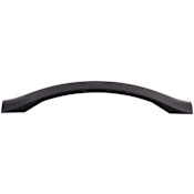 Top Knobs Crest 5-1/16 Inch Center to Center Arch Cabinet Pull from the Nouveau III Collection Flat Black