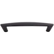 Top Knobs Tinley 5-1/16 Inch Center to Center Handle Cabinet Pull from the Nouveau III Collection Flat Black