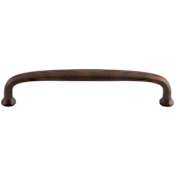 Top Knobs Charlotte 6 Inch Center to Center Handle Cabinet Pull from the Dakota Collection Patina Rouge