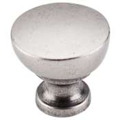 Top Knobs Bergen 1-1/4 Inch Mushroom Cabinet Knob from the Nouveau III Collection Pewter Antique