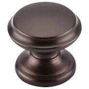 Top Knobs Flat 1-3/8 Inch Mushroom Cabinet Knob from the Dakota Collection Oil Rubbed Bronze