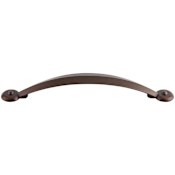 Top Knobs Angle 5-1/16 Inch Center to Center Handle Cabinet Pull from the Dakota Collection Oil Rubbed Bronze