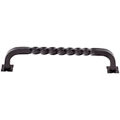 Top Knobs Twist 7 Inch Center to Center Appliance Pull from the Appliance Collection Patina Black