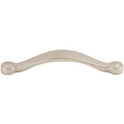 Top Knobs Saddle 5-1/16 Inch Center to Center Handle Cabinet Pull from the Asbury Collection Polished Nickel