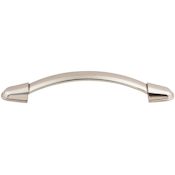 Top Knobs Buckle 5-1/16 Inch Center to Center Handle Cabinet Pull from the Asbury Collection Polished Nickel