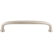 Top Knobs Charlotte 6 Inch Center to Center Handle Cabinet Pull from the Asbury Collection Brushed Satin Nickel