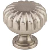 Top Knobs Melon 1-1/4 Inch Mushroom Cabinet Knob from the Asbury Collection Brushed Satin Nickel