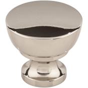 Top Knobs Bergen 1-1/4 Inch Mushroom Cabinet Knob from the Asbury Collection Polished Nickel