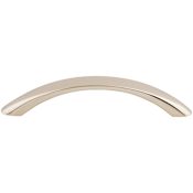 Top Knobs Bow 3-3/4 Inch Center to Center Arch Cabinet Pull from the Asbury Collection Polished Nickel