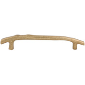Top Knobs Twig 12 Inch Center to Center Designer Cabinet Pull from the Aspen Collection Light Bronze