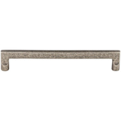 Top Knobs Flat 9 Inch Center to Center Handle Cabinet Pull from the Aspen Collection Silicon Bronze Light