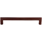 Top Knobs Flat 9 Inch Center to Center Handle Cabinet Pull from the Aspen Collection Mahogany Bronze