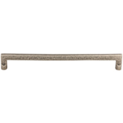 Top Knobs Flat 12 Inch Center to Center Handle Cabinet Pull from the Aspen Collection Silicon Bronze Light