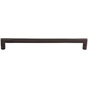 Top Knobs Flat 12 Inch Center to Center Handle Cabinet Pull from the Aspen Collection Medium Bronze