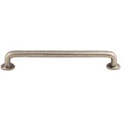 Top Knobs Rounded 9 Inch Center to Center Handle Cabinet Pull from the Aspen Collection Silicon Bronze Light