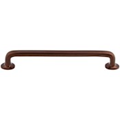 Top Knobs Rounded 9 Inch Center to Center Handle Cabinet Pull from the Aspen Collection Mahogany Bronze