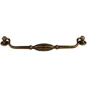 Top Knobs Tuscany 8-13/16 Inch Center to Center Drop Cabinet Pull German Bronze
