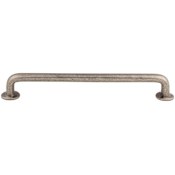 Top Knobs Rounded 12 Inch Center to Center Handle Cabinet Pull from the Aspen Collection Silicon Bronze Light