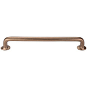 Top Knobs Rounded 18 Inch Center to Center Handle Cabinet Pull from the Aspen Collection Light Bronze