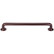 Top Knobs Rounded 18 Inch Center to Center Handle Cabinet Pull from the Aspen Collection Mahogany Bronze