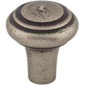 Top Knobs Peak 1 Inch Mushroom Cabinet Knob from the Aspen Collection Silicon Bronze Light