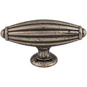 Top Knobs T-Handle 2-7/8 Inch Bar Cabinet Knob from the Tuscany Collection Pewter Antique