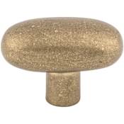 Top Knobs Large 2 Inch Oval Cabinet Knob from the Aspen Collection Light Bronze