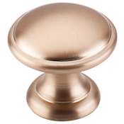Top Knobs Rounded 1-1/4 Inch Mushroom Cabinet Knob from the Dakota Collection Brushed Bronze